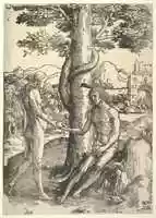 Free download Fall of Man (Adam and  Eve) free photo or picture to be edited with GIMP online image editor