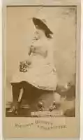 Free download Fannie Adams, from the Actors and Actresses series (N45, Type 6) for Virginia Brights Cigarettes free photo or picture to be edited with GIMP online image editor
