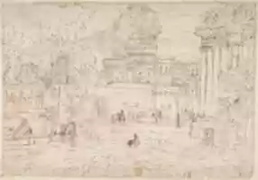Free download Fantasy based on Vatican: Sistine Chapel, Loggia (identification by James S. Ackerman) (recto); A Lion (verso) free photo or picture to be edited with GIMP online image editor