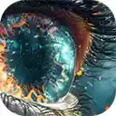 fantasy eye illustrated  screen for extension Chrome web store in OffiDocs Chromium