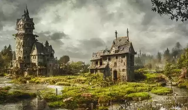 Free download fantasy medieval architecture free picture to be edited with GIMP free online image editor