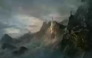 Free download Fantasy Mountain Castle - Concept Art free photo or picture to be edited with GIMP online image editor