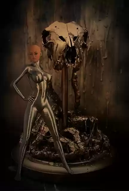 Free download Fantasy Skull Science Fiction -  free illustration to be edited with GIMP free online image editor