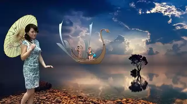 Free download Fantasy Sun Sea -  free free photo or picture to be edited with GIMP online image editor