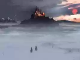 Free download Fantasy Winter Castle - Concept Art free photo or picture to be edited with GIMP online image editor