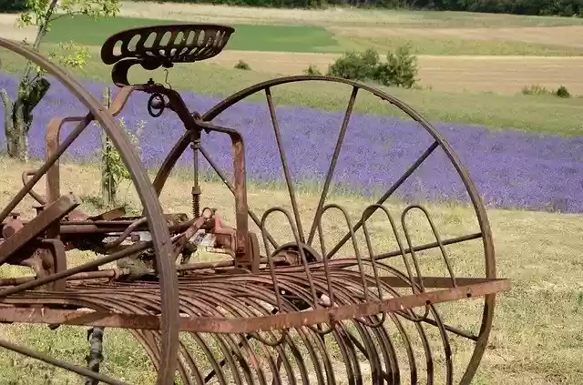 Free download Farm Lavender Plough -  free photo or picture to be edited with GIMP online image editor