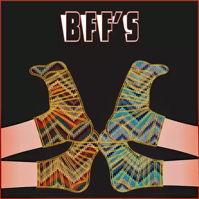 Free download Feet With Socks Best Friends -  free illustration to be edited with GIMP online image editor