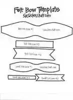 Free download Felt Bow Template ( Six Sisters Stuff) free photo or picture to be edited with GIMP online image editor