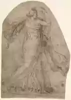 Free download Female Figure in Antique Style Dress, Striding to the Right free photo or picture to be edited with GIMP online image editor