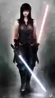 Free download Female Grey Jedi Concept Art free photo or picture to be edited with GIMP online image editor