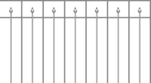 Free download Fence Rail Metal - Free vector graphic on Pixabay free illustration to be edited with GIMP free online image editor