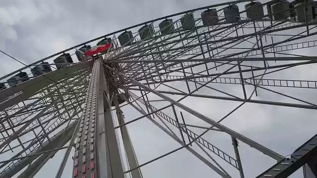 Carrousel de gondole de grande roue à téléchargement gratuit - photo ou image gratuite à éditer avec l'éditeur d'images en ligne GIMP