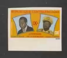 Free download Field Marshal Jean-Bedel Bokassa Postage Stamps free photo or picture to be edited with GIMP online image editor