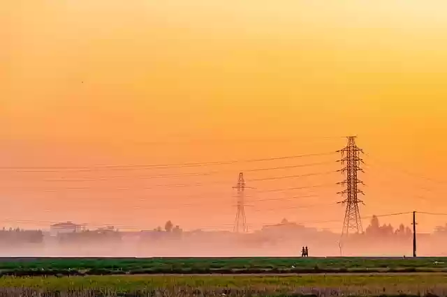 Free download field view view sunset scenery free picture to be edited with GIMP free online image editor