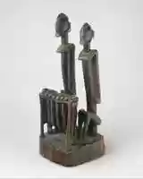 Free download Figure: Pair of Balafon Players free photo or picture to be edited with GIMP online image editor