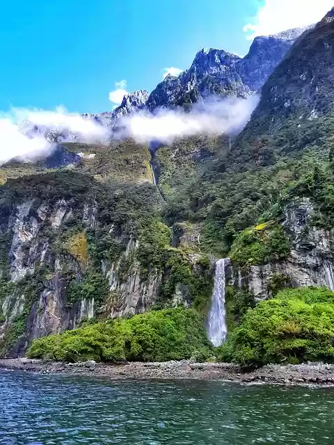 Free download fiordland milford sound fiord free picture to be edited with GIMP free online image editor