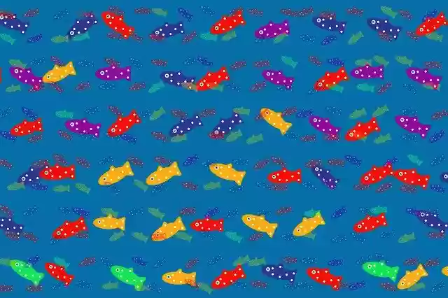 Free download Fish Background Pattern -  free illustration to be edited with GIMP free online image editor