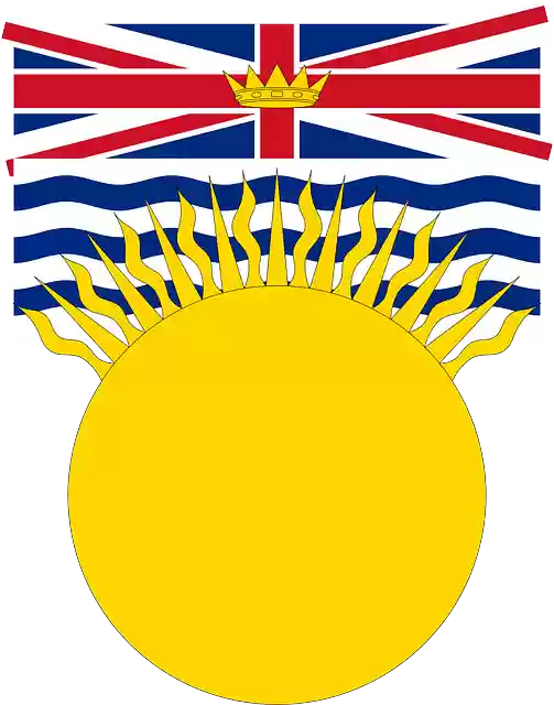 Free download Flag British Columbia - Free vector graphic on Pixabay free illustration to be edited with GIMP free online image editor