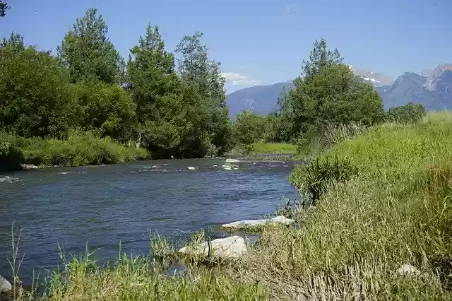 Free download Flathead River Montana National -  free photo or picture to be edited with GIMP online image editor