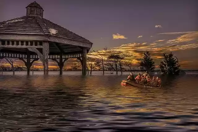 Free download Flood Rescue Hero -  free illustration to be edited with GIMP free online image editor