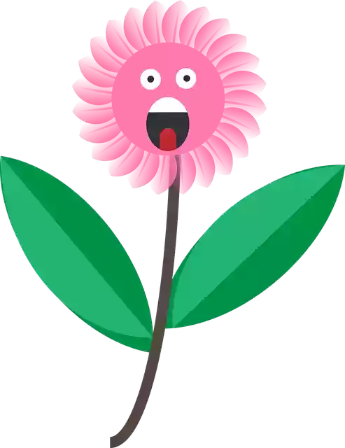Free download Flower Cartoon Face - Free vector graphic on Pixabay free illustration to be edited with GIMP free online image editor