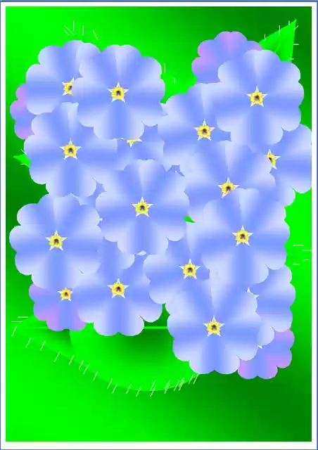 Free download Flowers Blue Pattern - Free vector graphic on Pixabay free illustration to be edited with GIMP free online image editor