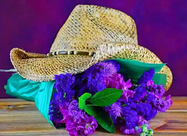 Free download Flowers Bouquet Cowboy -  free photo or picture to be edited with GIMP online image editor