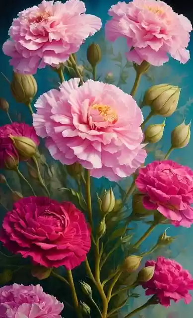 Free download flowers carnations spring flora free picture to be edited with GIMP free online image editor