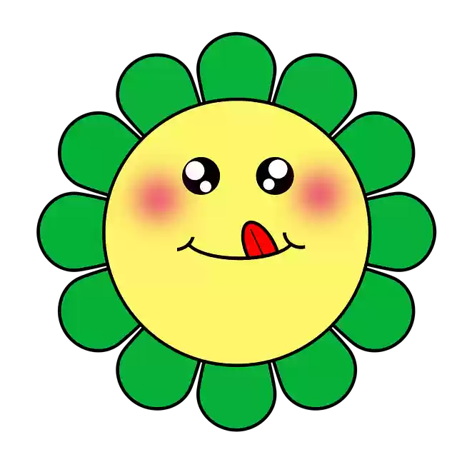 Free download Flowers Cartoon Cute -  free illustration to be edited with GIMP free online image editor