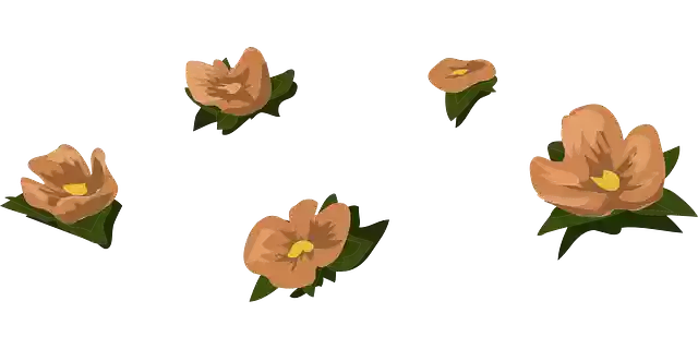 Free download Flowers Flora Scattered - Free vector graphic on Pixabay free illustration to be edited with GIMP free online image editor