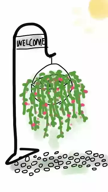 Free download Flower Stand Pot Flowers -  free illustration to be edited with GIMP free online image editor