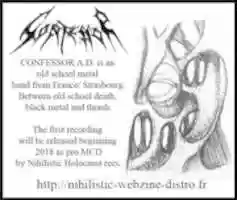 Free download Flyer for new metal release: CONFESSOR AD free photo or picture to be edited with GIMP online image editor