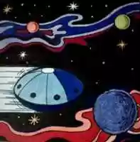 Free download Flying Saucer in Space free photo or picture to be edited with GIMP online image editor