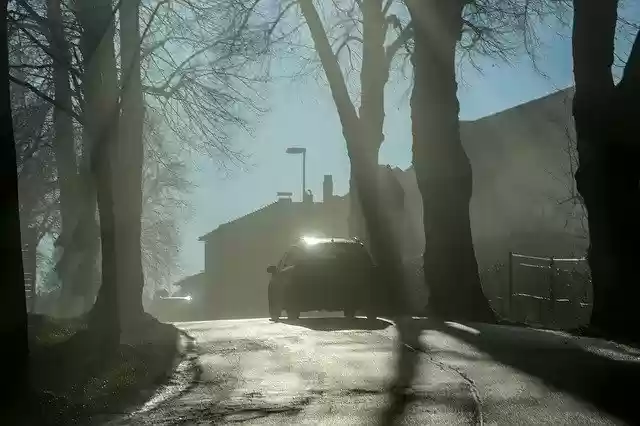 Free download Fog Auto Road -  free photo or picture to be edited with GIMP online image editor