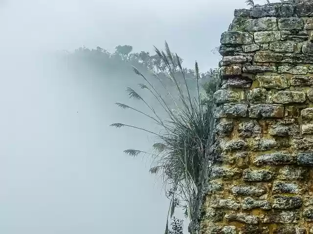 Free download Fog Fortress Architecture -  free free photo or picture to be edited with GIMP online image editor