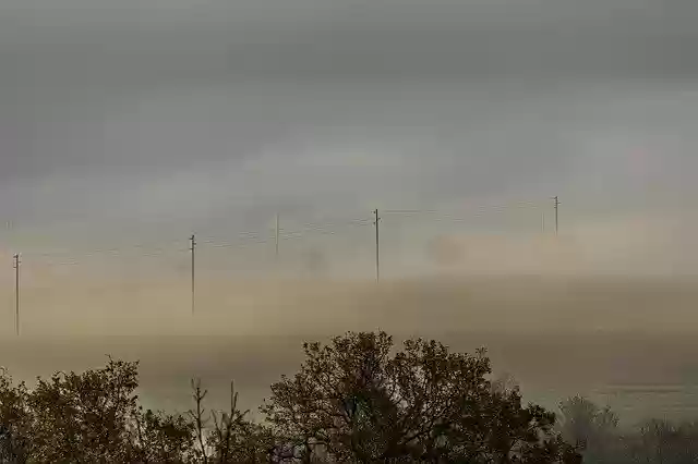 Free download Fog Landscape Phone Lines -  free free photo or picture to be edited with GIMP online image editor