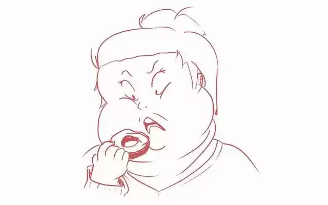 Free download Food Eating Fat -  free illustration to be edited with GIMP free online image editor