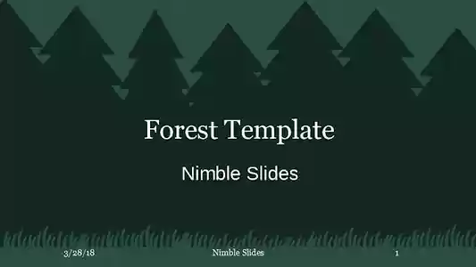 Template Microsoft Forest Template for OffiDocs
