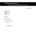 دانلود رایگان Formal Letter - قالب سیاه و سفید DOC، XLS یا PPT رایگان برای ویرایش با LibreOffice آنلاین یا OpenOffice Desktop آنلاین
