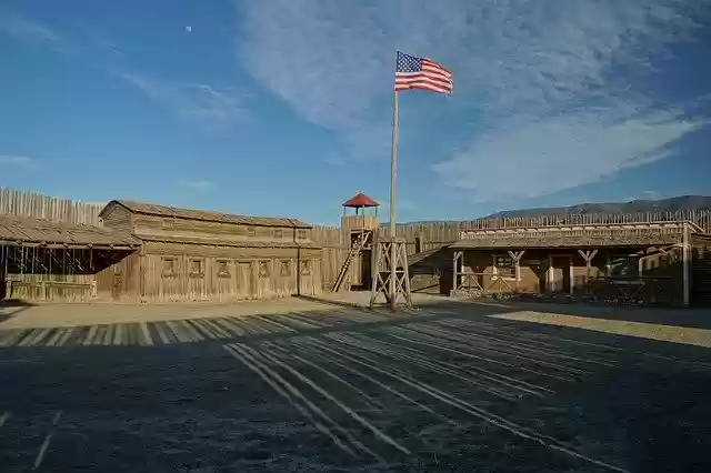 Free download Fort Bravo Western Town Old -  free free photo or picture to be edited with GIMP online image editor