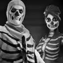 Fortnite: Skull Squad (Dark Theme)  screen for extension Chrome web store in OffiDocs Chromium