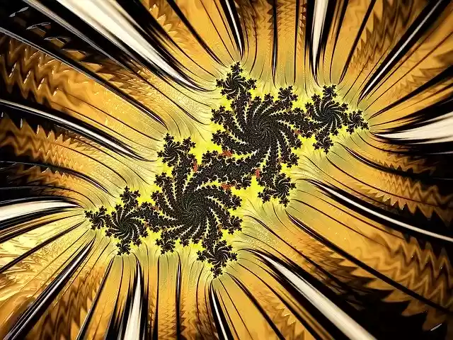 Free download Fractal Art Colorful -  free illustration to be edited with GIMP free online image editor