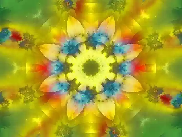 Free download Fractal Digital Mandala -  free illustration to be edited with GIMP free online image editor