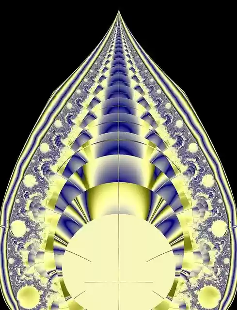 Free download Fractal Digital Tower Art -  free illustration to be edited with GIMP free online image editor