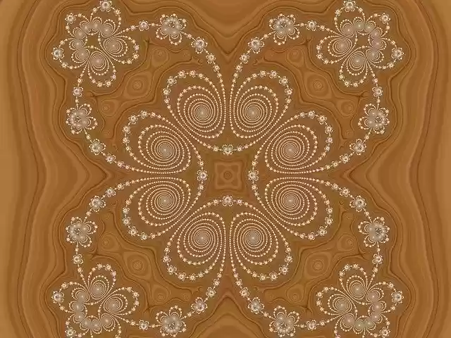 Free download Fractal Pattern Decoration -  free illustration to be edited with GIMP free online image editor