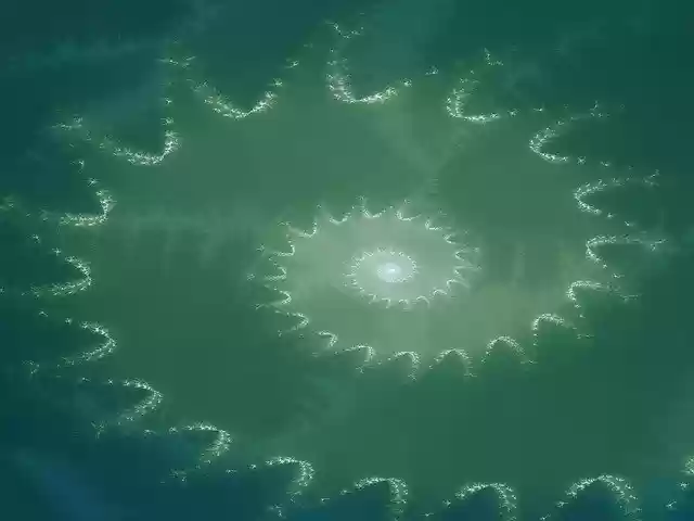Free download Fractals Background Green -  free illustration to be edited with GIMP free online image editor