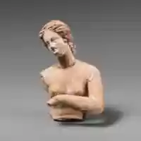Téléchargement gratuit d'une statuette fragmentaire en terre cuite d'une femme, photo ou image gratuite à éditer avec l'éditeur d'images en ligne GIMP