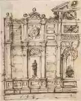 Free download Fragment of Architectural Drawing, Fragment of Letter with Pen and Brown Ink Script and Numbers free photo or picture to be edited with GIMP online image editor
