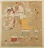 Free download Fragment of a Threshing Scene, Winlocks Tomb 5 of the Asasif free photo or picture to be edited with GIMP online image editor