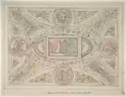 Free download Framed Design for a Decorated Ceiling free photo or picture to be edited with GIMP online image editor